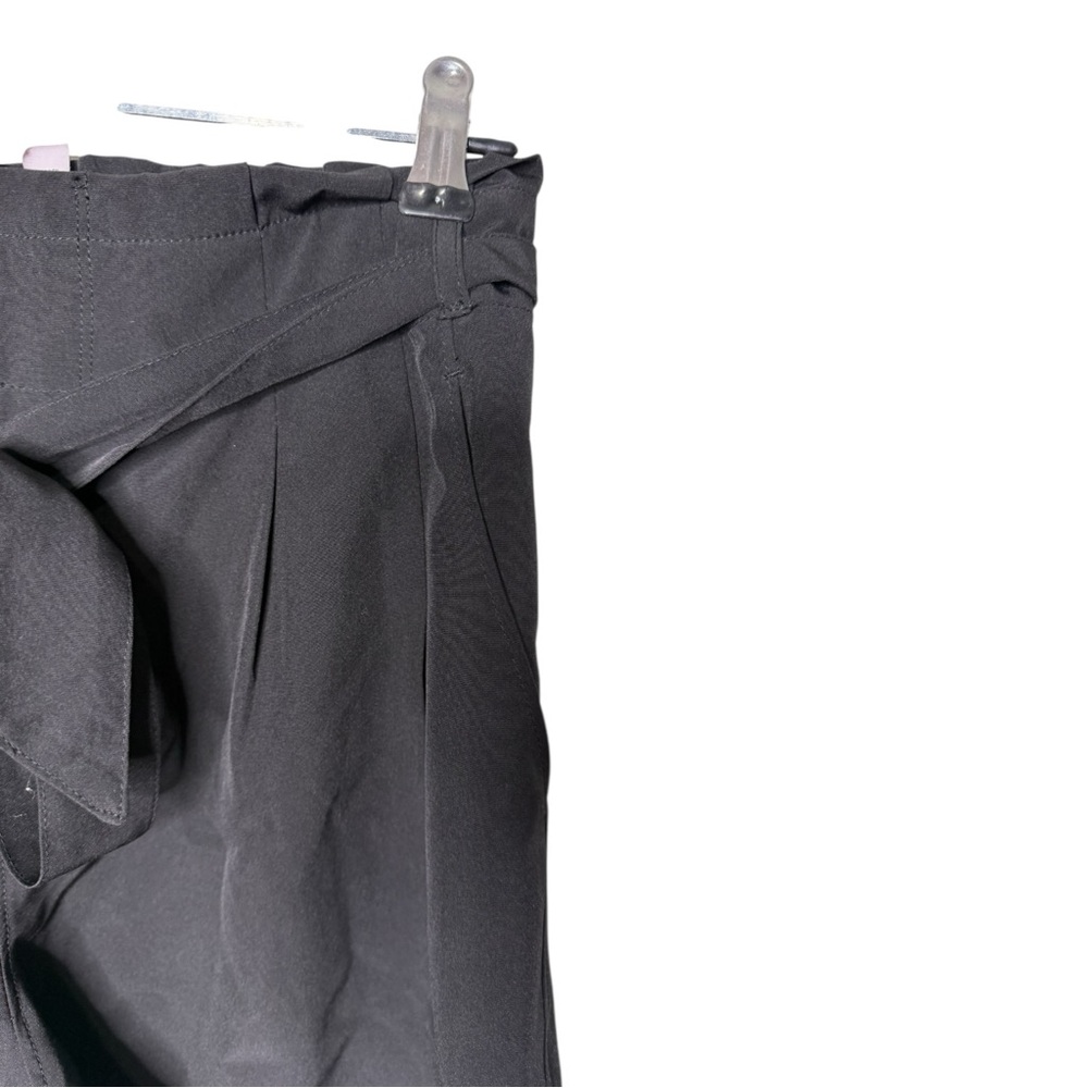 RBX Black Paperbag Waist Tie Front Shorts Size Medium - Picture 3 of 5